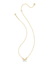 Load image into Gallery viewer, Kendra Scott Bianca Gold Butterfly Pendant Necklace in Iridescent White