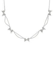 Load image into Gallery viewer, Kendra Scott Bow Strand Necklace in Silver