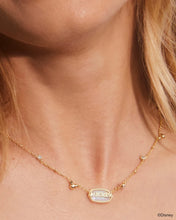 Load image into Gallery viewer, Kendra Scott Mickey Mouse Gold Elisa Necklace in Iridescent Drusy