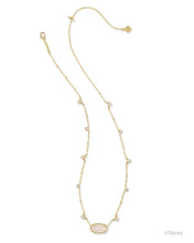 Load image into Gallery viewer, Kendra Scott Mickey Mouse Gold Elisa Necklace in Iridescent Drusy