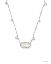 Load image into Gallery viewer, Kendra Scott Mickey Mouse Silver Elisa Necklace in Iridescent Drusy