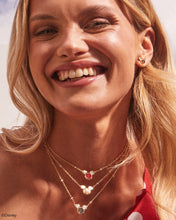 Load image into Gallery viewer, Kendra Scott Mickey Mouse Gold Pendant Necklace in White Pearl