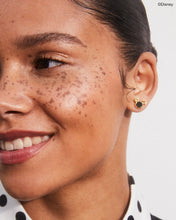 Load image into Gallery viewer, Kendra Scott Mickey Mouse Gold Stud Earrings in Black Drusy