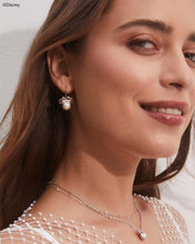 Load image into Gallery viewer, Kendra Scott Minnie Mouse Silver Drop Earrings in White Pearl
