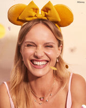 Load image into Gallery viewer, Kendra Scott Minnie Mouse Gold Pendant Necklace in Hot Pink Drusy