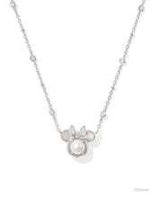 Load image into Gallery viewer, Kendra Scott Minnie Mouse Silver Pendant Necklace in White Pearl