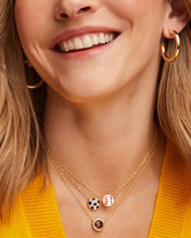 Load image into Gallery viewer, Kendra Scott Soccer Gold Short Pendant Necklace