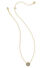 Load image into Gallery viewer, Kendra Scott Soccer Gold Short Pendant Necklace