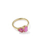 Kendra Scott Tatum Gold Band Ring in Azalea Pink Mix
