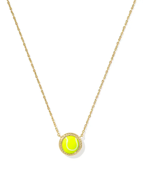 Kendra Scott Tennis Gold Short Pendant Necklace