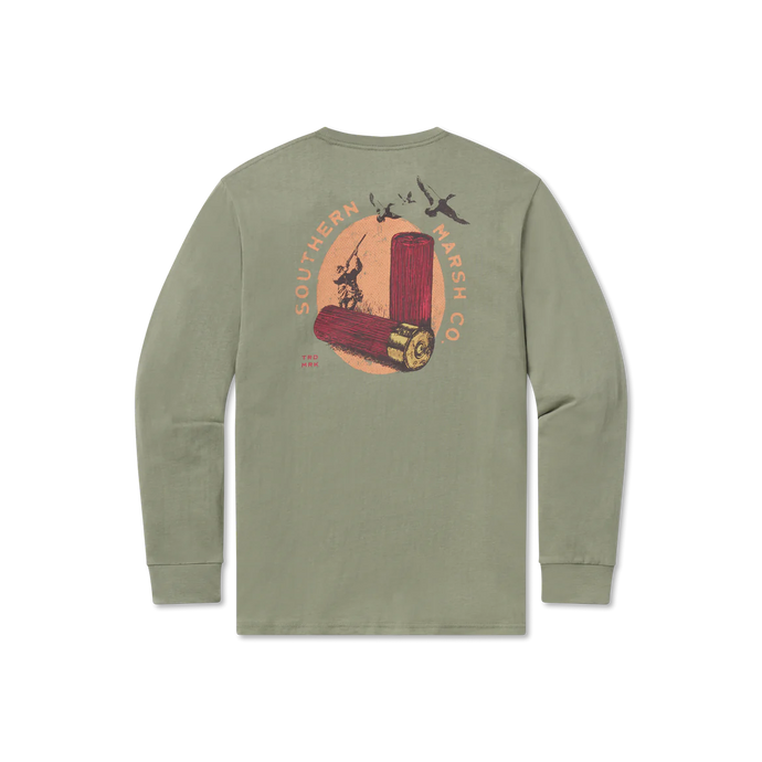 Southern Marsh Birdshot LS Tee