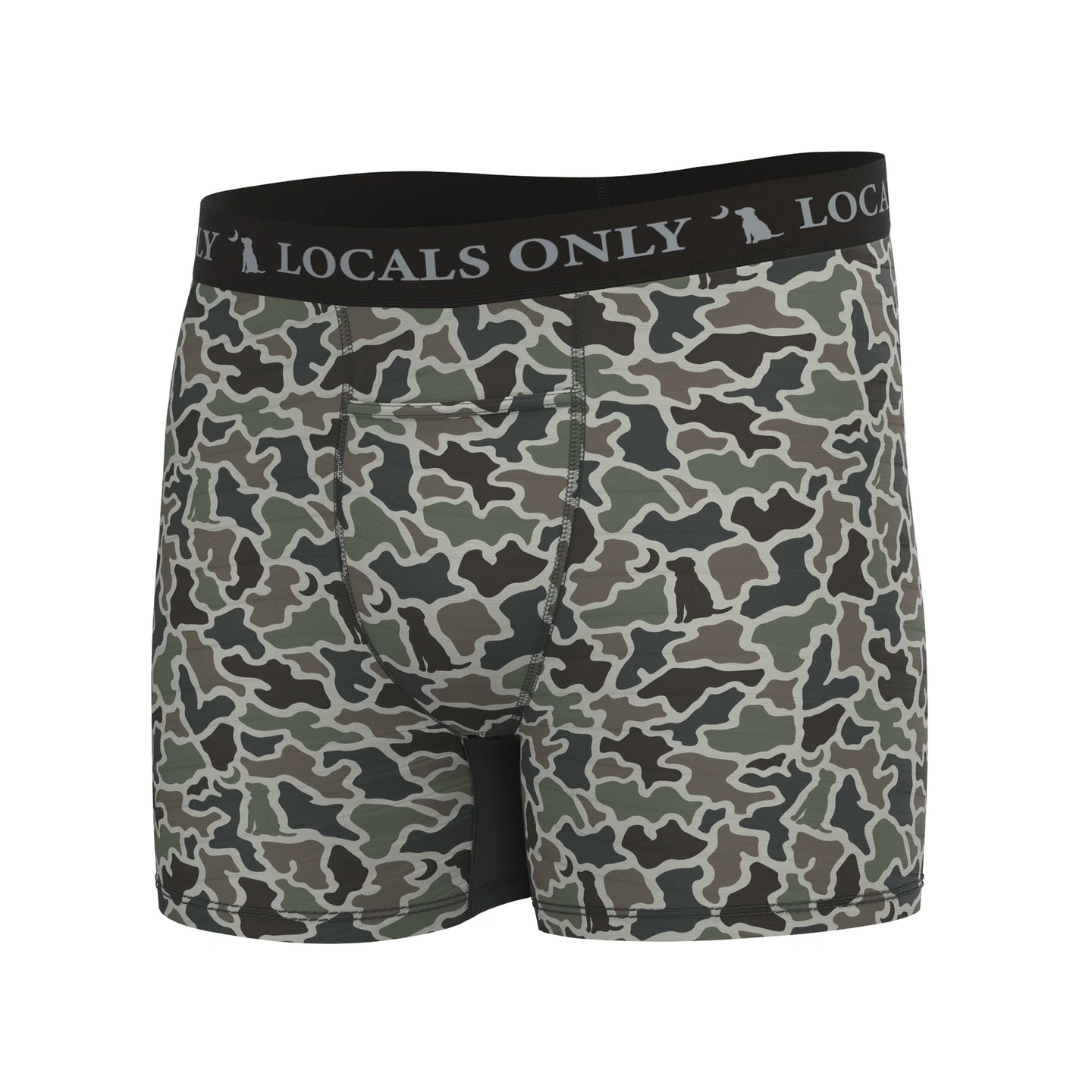Local Boy Boxer Briefs in Dog & Moon Camo