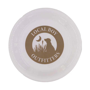 Local Boy Dog Frisbee White