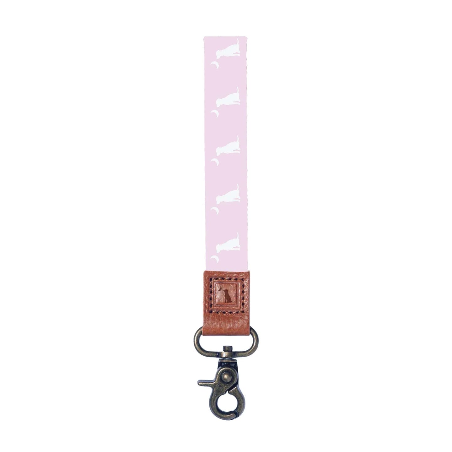 Local Girl Wrist Lanyard in Pink Dog & Moon