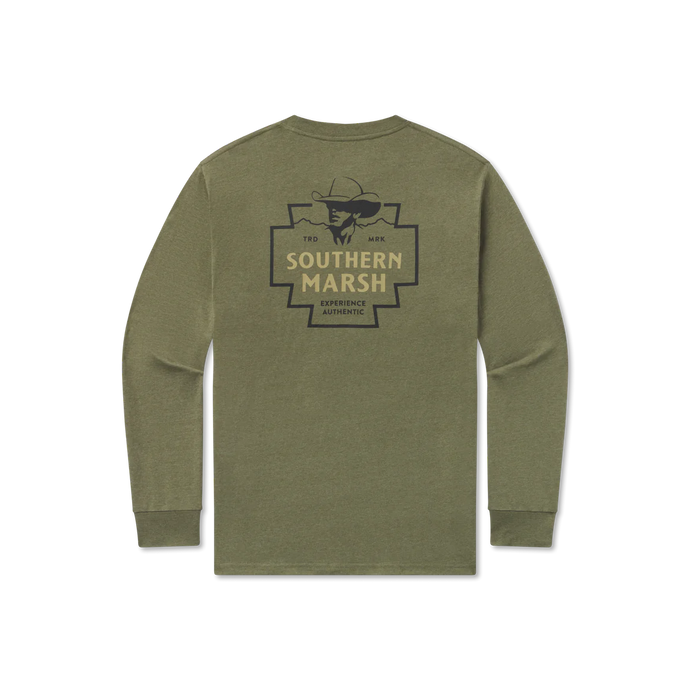 Southern Marsh Cowboy Badge LS Tee