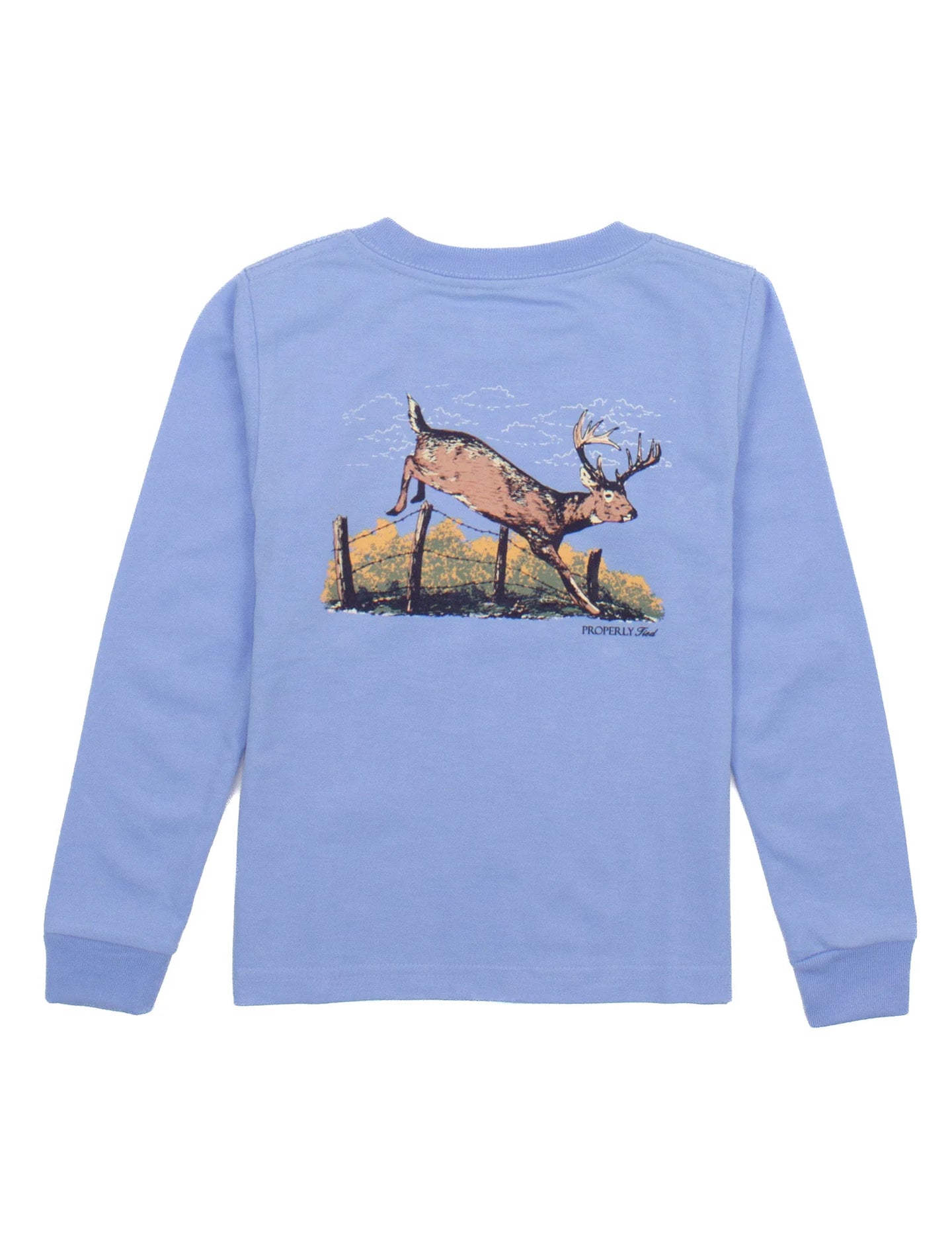 Properly Tied Jumping Buck LS Tee