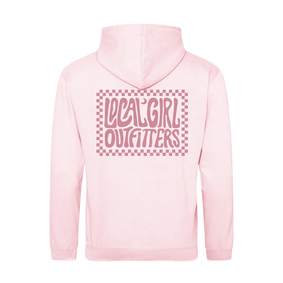 Local Girl Youth Checkered Charm Brushwood Hoodie
