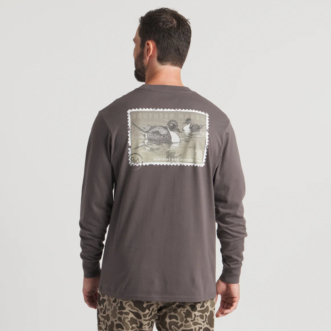 Southern Marsh Pintail Duckstamp LS Tee