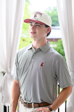 Load image into Gallery viewer, Mississippi State Outline Stripe Polo