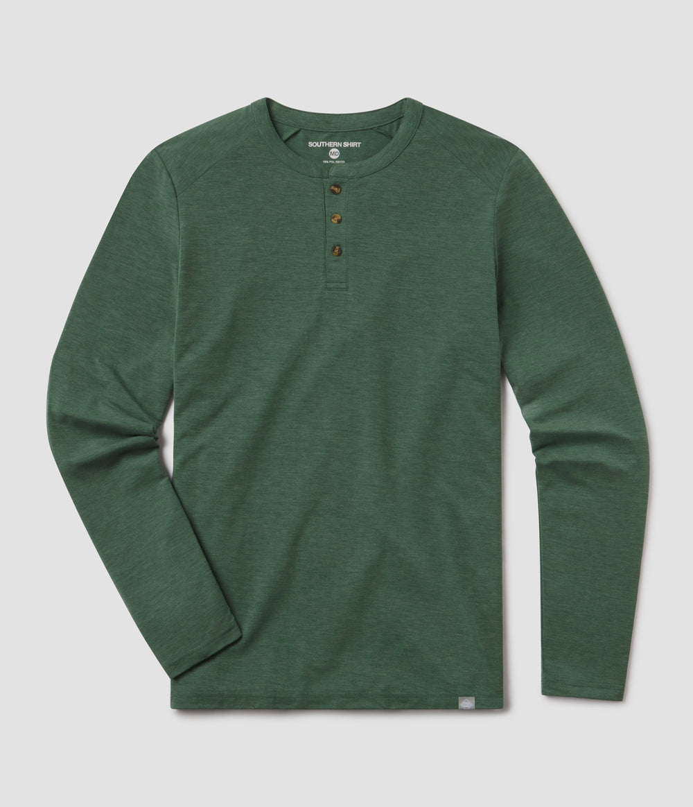 Southern Shirt Men's Max Comfort Henley LS in Mallard