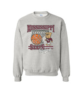 Load image into Gallery viewer, Mississippi State Basketball Crewneck Sweatshirt