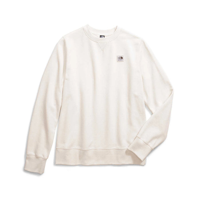 The North Face Women's Heritage Patch Crew in White Dune