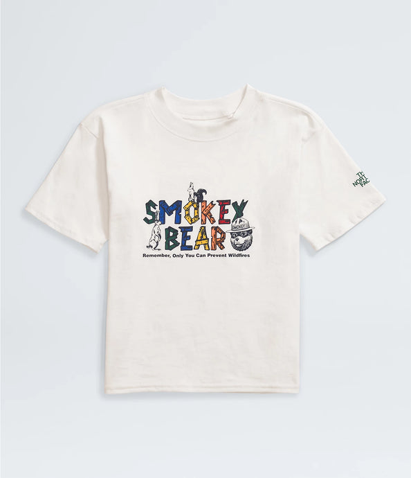 North Face Boys' Graphic SS Tee White Dune