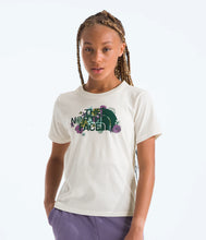 Load image into Gallery viewer, North Face Girls&#39; Graphic SS Tee White Dune