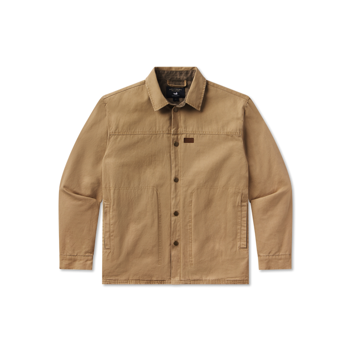 Southern Marsh Bishop Rugged Canvas Jacket in Field Khaki