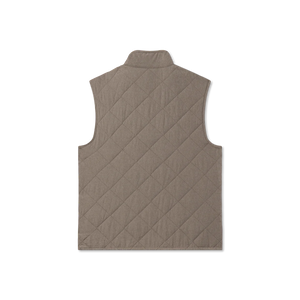 Southern Marsh Bryson Ripstop Stone Brown Quilted Vest