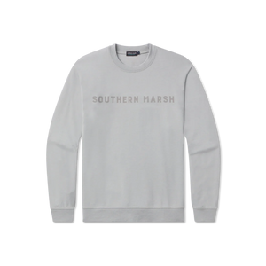 Southern Marsh Hatteras SEAWASH Sweatshirt Light Gray