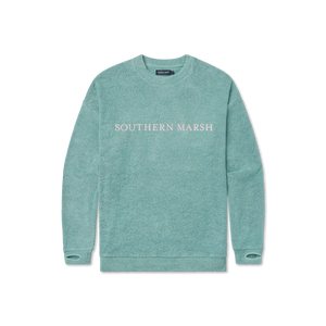 Southern Marsh Sunday Morning Sweater in Washed Kelly Green