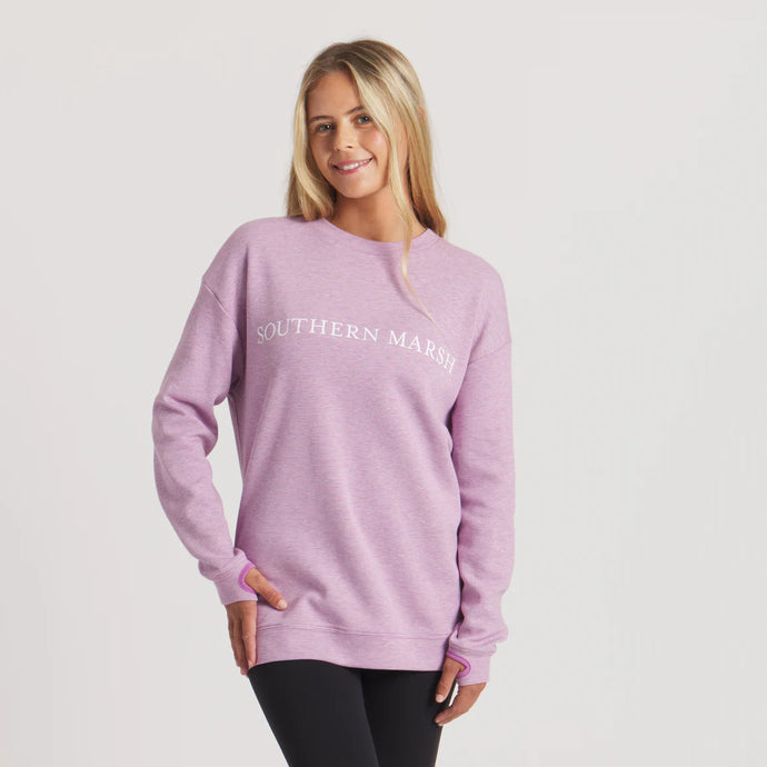 Southern Marsh Sunday Morning Sweater-Upper in Iris