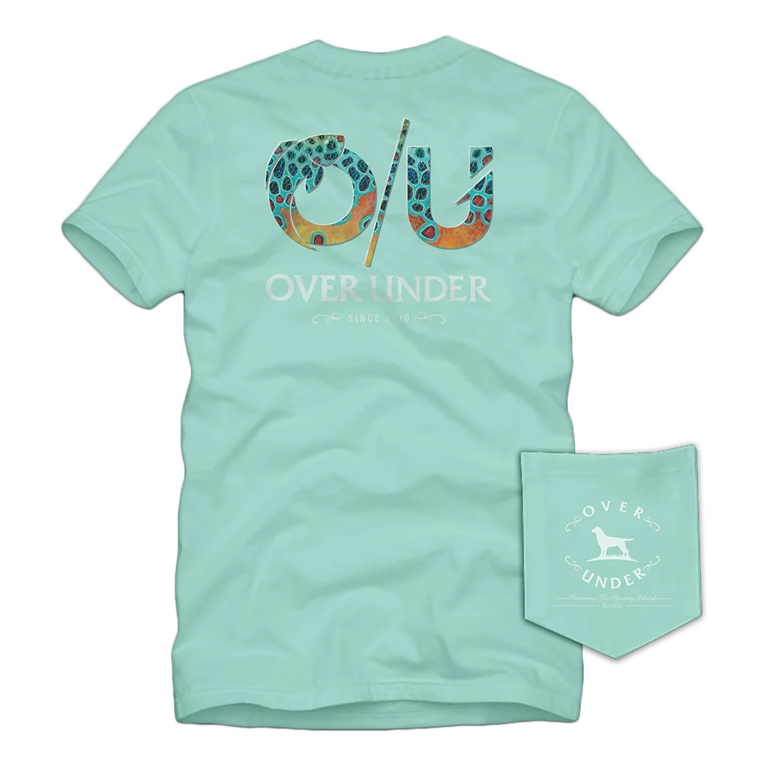 Over Under OU Brook Trout SS Tee