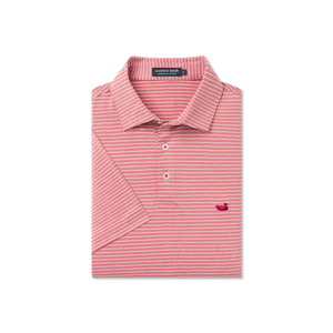 Southern Marsh Biloxi Heather Performance Polo Crimson