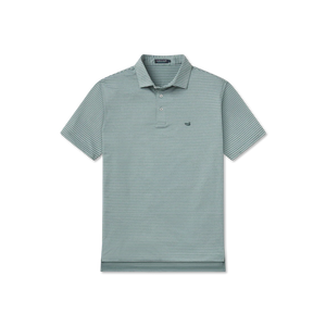 Southern Marsh Biloxi Heather Performance Polo Hunter Green