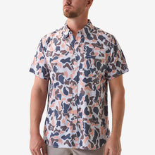 Load image into Gallery viewer, Burlebo Performance Button Up in Vintage Camo