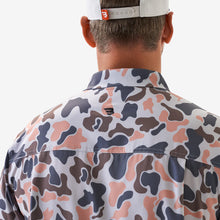 Load image into Gallery viewer, Burlebo Performance Button Up in Vintage Camo