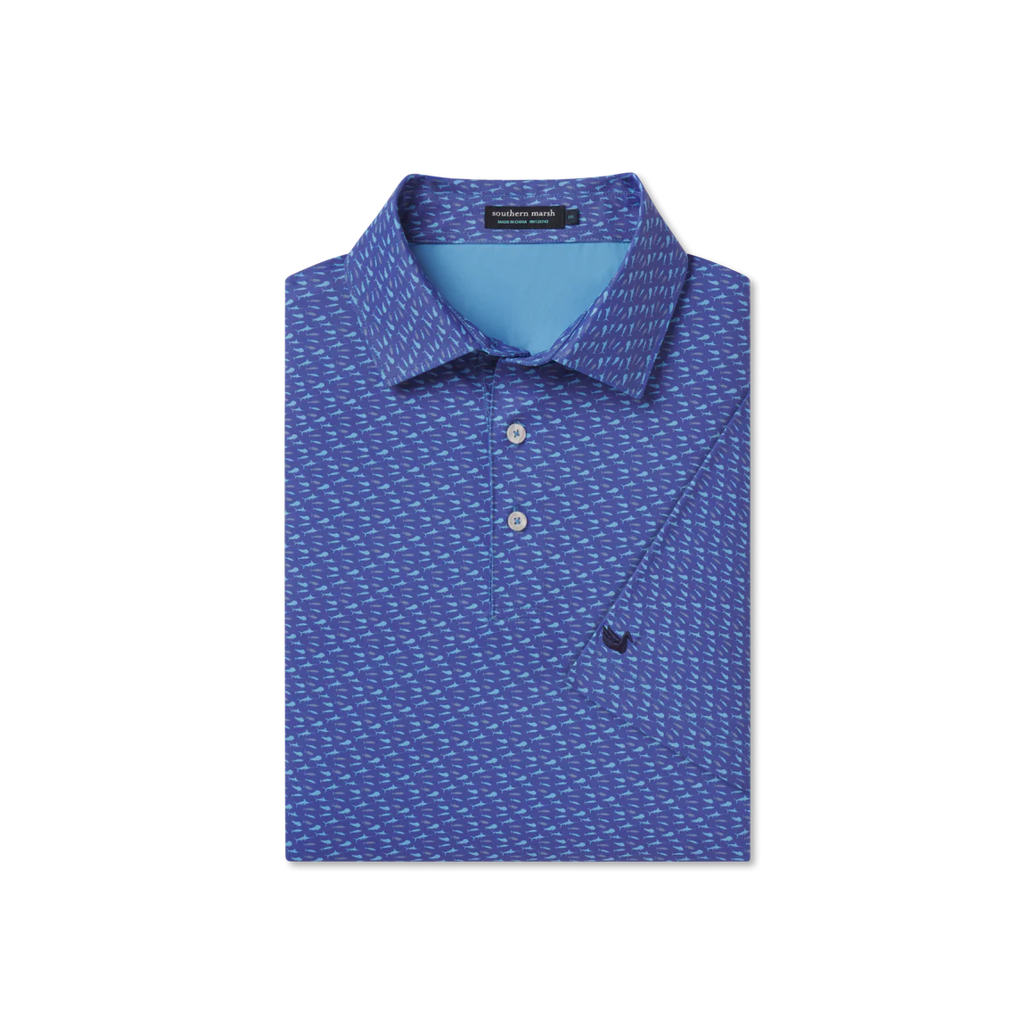 Southern Marsh Flyline Performance Polo Summer School French Blue