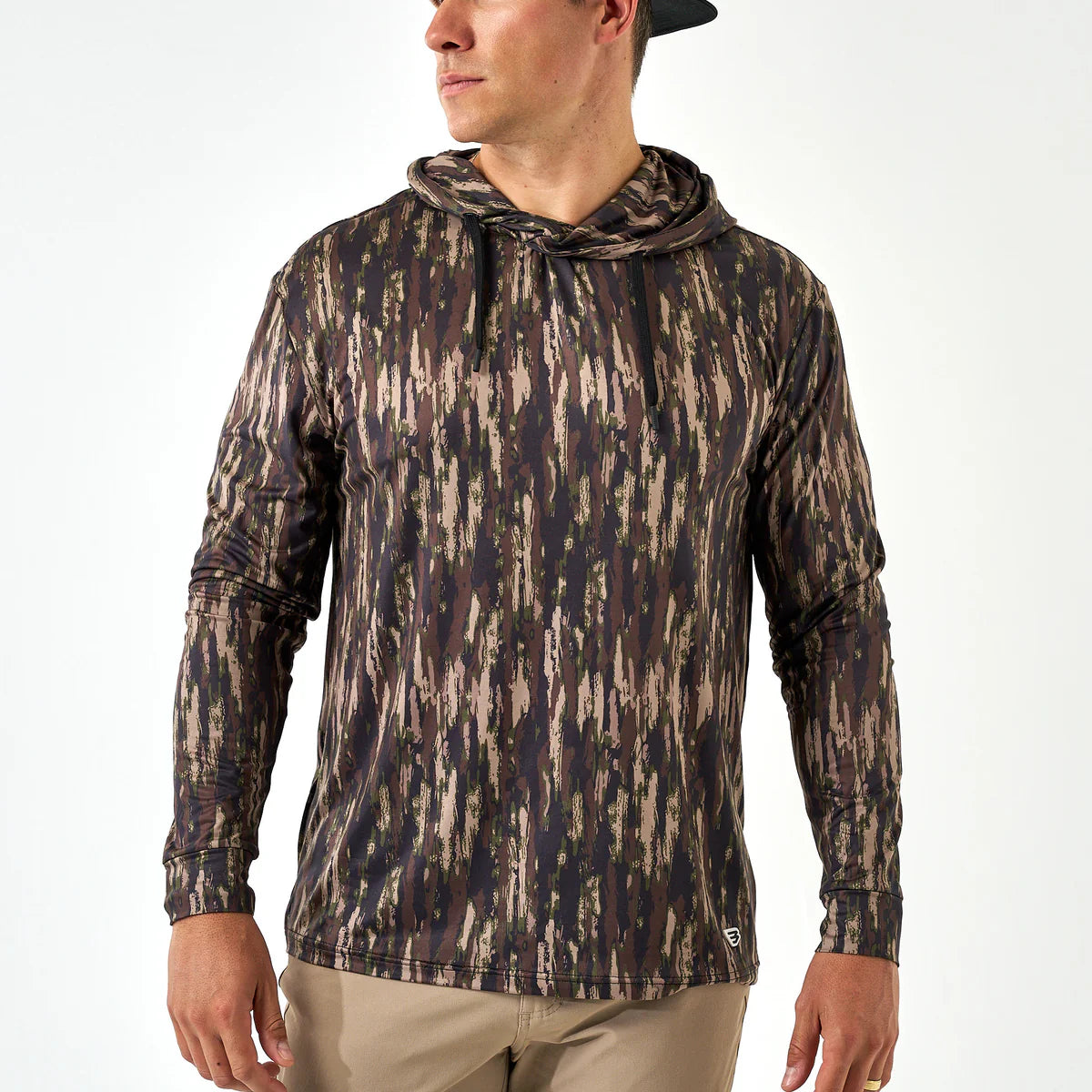 Burlebo Men's Performance Hoodie in Midland Camo