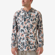 Load image into Gallery viewer, Burlebo Men's Performance Hoodie in Vintage Camo