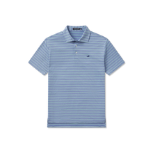 Load image into Gallery viewer, Southern Marsh Maybourne Featherlight Stripe Polo in Lilac &amp; Mint