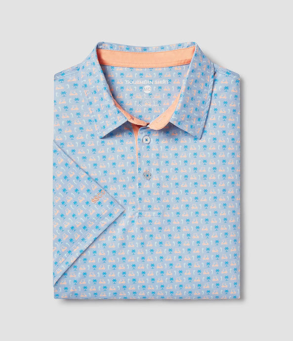 Southern Shirt Men's Par Fore Printed Polo in Hole in One