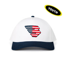 Load image into Gallery viewer, Burlebo Youth Patriotic Flying B Cap