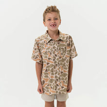 Load image into Gallery viewer, Burlebo Youth Performance Western Shirt in Venado Camo