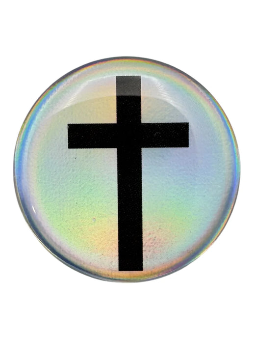 Versible Crystal + Cross Tap to Pray Sticker