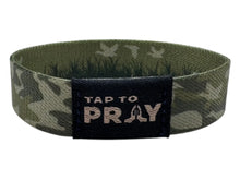 Load image into Gallery viewer, Versible Waterfowl Camo Tap to Pray Wristband