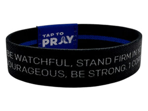 Versible First Responder Law Enforcement Tap to Pray Wristband