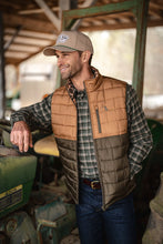 Load image into Gallery viewer, Local Boy Duck Down Reversible Vest in Old School Camo