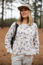 Load image into Gallery viewer, Local Girl Revive Crewneck in Forest Camo Flora